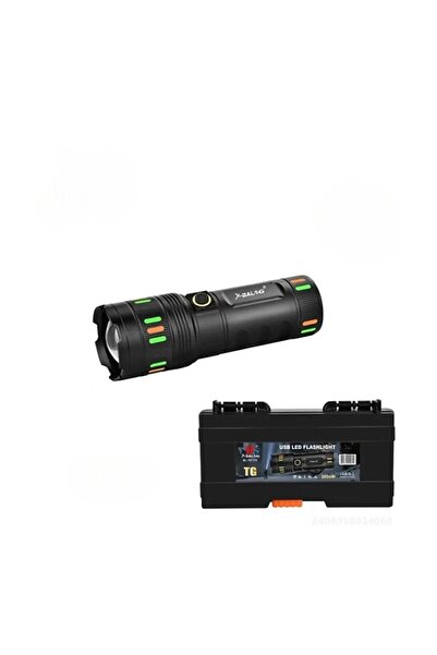 X-Balog Rechargeable LED Flashlight Super Bright BL-107-TG