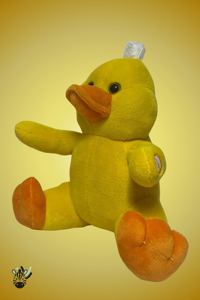 Zebra Toys Sesli Vakvak Pelüş Ördek Oyuncak – Push Basınca Sesli, Sarı Yumuşa...