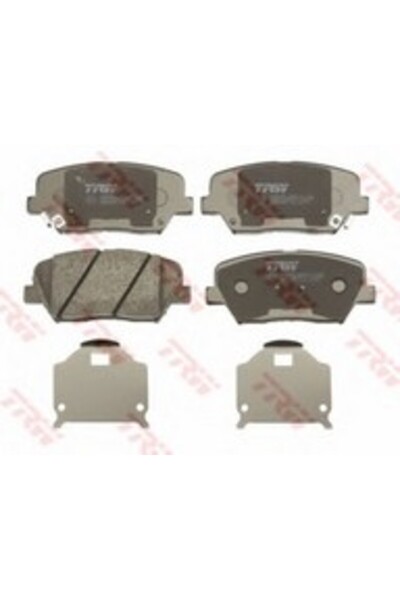 TRW Σετ τακάκια φρένων, δισκόφρενο GDB3549