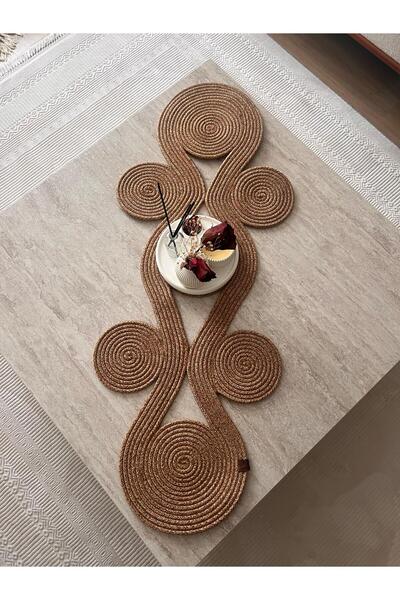 Türkmen Ev Tekstil Hasır ,jüt,runner,dekor,amerikan servisi,sunum,bohem,sofra...