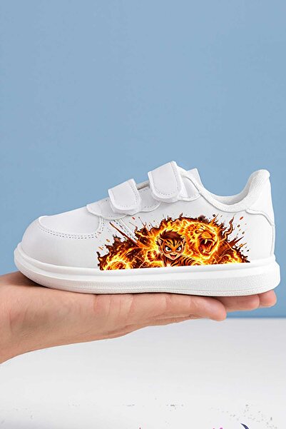 amazoondesing Alevli Kahraman super mărimea cu imprimeu băiat cu sneakerși benzi