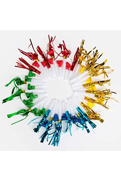 OEM Party Blowers Set of Different Colors - 50pcs