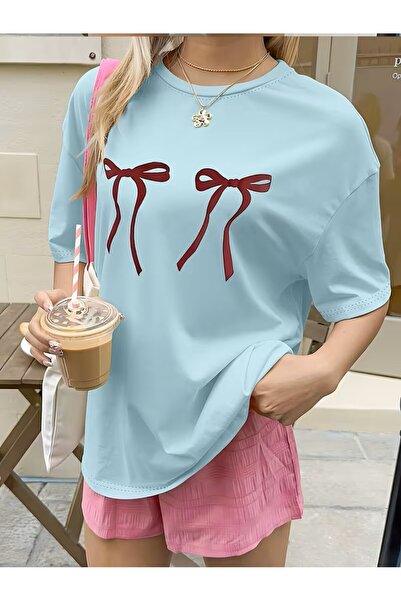 yombaa Women's Stylish Collared T-Shirt, Stylish Belt Li Patterned , Soft-Tex...