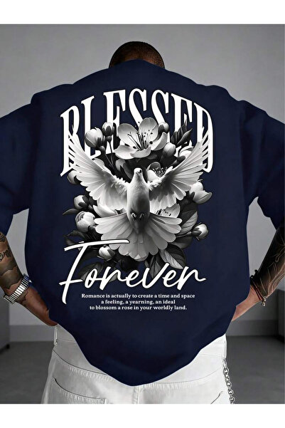 Josette تي شيرت Blassed Forever Pigeon Back مطبوع
