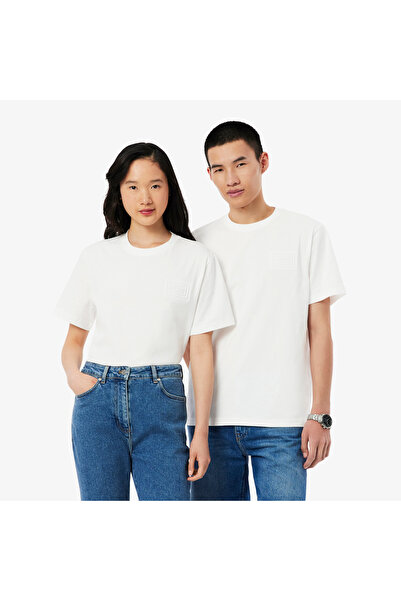 Lacoste تيشيرت جيرسي بشعار بارز - TH0753-00-70V