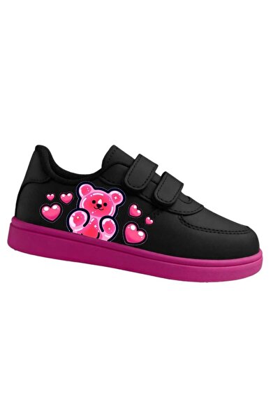 amazoondesing Sweet Bear Pinky cu imprimeu copil de sex feminin sneakerși cop...