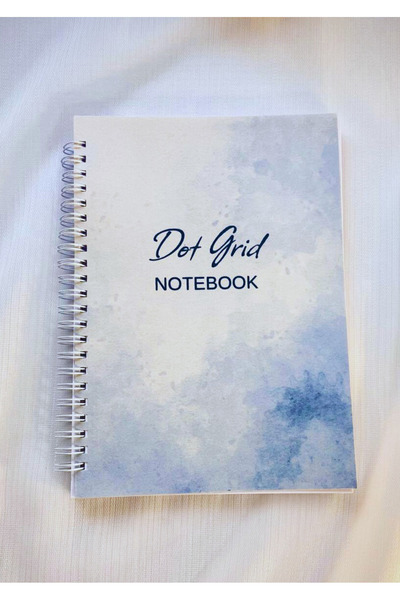 NovaNotlar دفتر ملاحظات منقط مقاس A5 - شبكة نقطية - غلاف حلزوني / مفكرة / دفت...