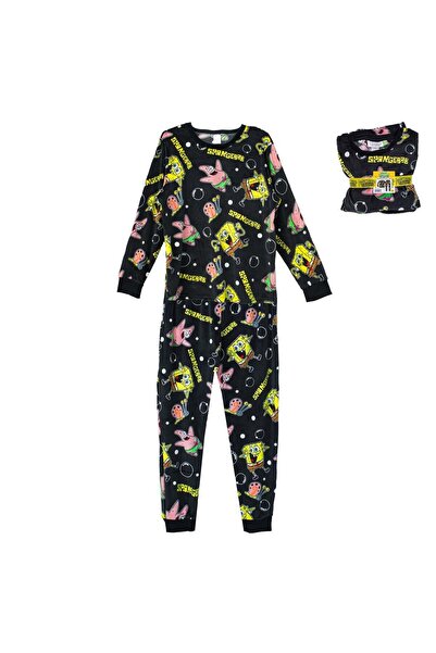OEM Black Velvet Family Pajama Set with Patterned XXLarge