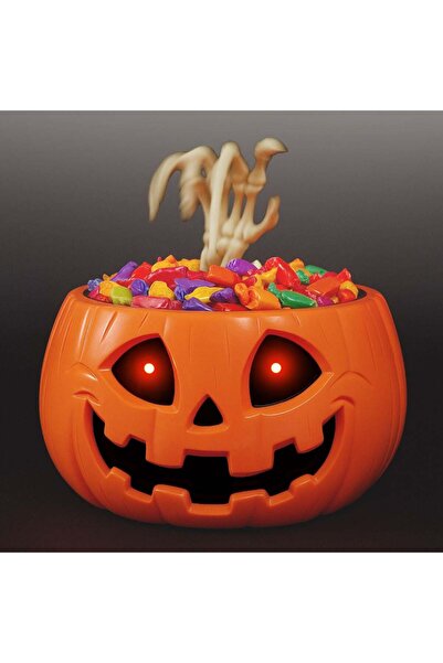 OEM Decorative Pumpkin with Moving Hand Sound & Light 25x25x15cm