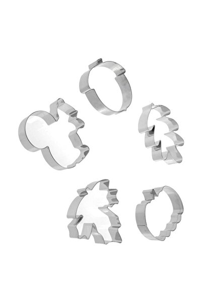 OEM Metal Cookie Cutters Autumn Patterns - 5pcs.