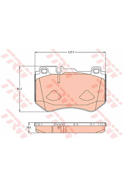 TRW Set de plăcuțe de frână, frână pe disc GDB2078