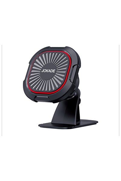 JOKADE JE005-B Suport Auto Magnetic Adeziv Negru Rotire 360° Fixare Puternică