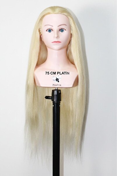 PRODİVA 75 cm Platinum Real Hair Training Mannequin New