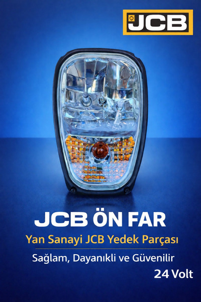 aymaroto JCB ÖN FAR 24 VOLT AMPÜLLÜ 2016> ÜSTÜ UNİVERSAL YERLİ ÜRETİM