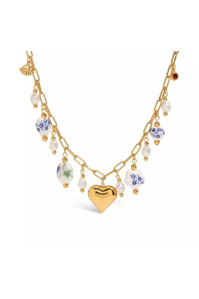 Mope Accessories Night Flower Talisman Necklace