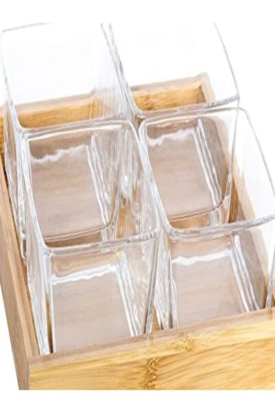 English Home Orient Akasya 5 Piece Presentation Bowl Dark Brown