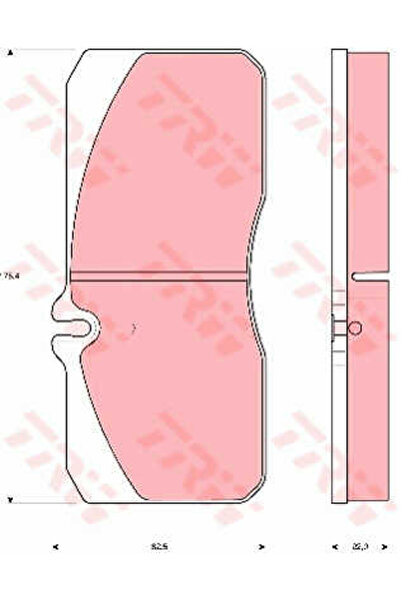 TRW Set plăcuțe de frână, frână cu disc GDB5059