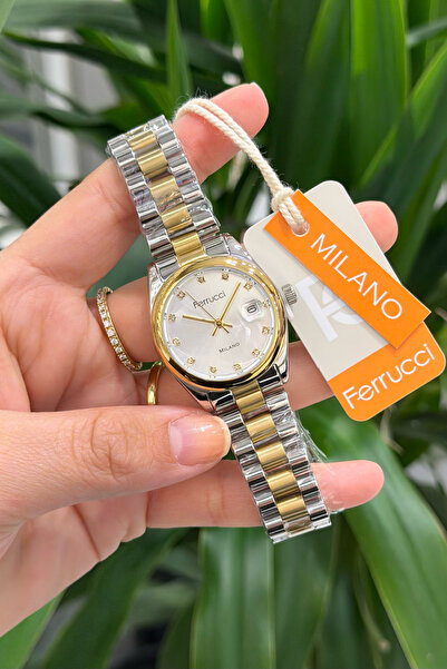 Ferrucci Orijinal Çelik Kordon Su Geçirmez 2 Yıl Garantili Kadın Kol Saati