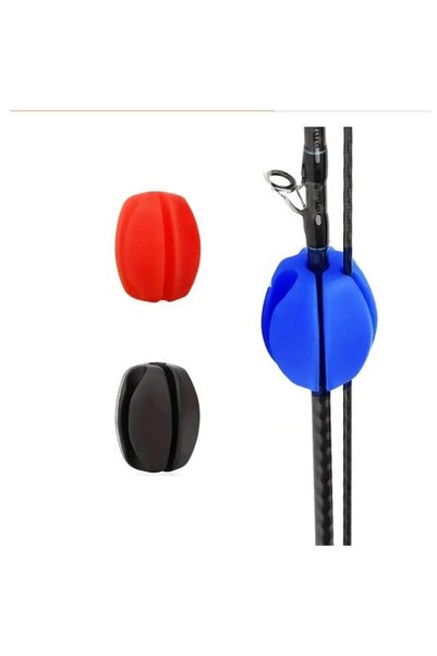 Depar Spin / Lrf 2 Parçalı Silikon Kamış Tutucu ve Taşıma Aparatı Sarı - 2 adet