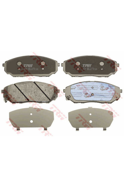 TRW Σετ τακάκια φρένων, δισκόφρενο GDB3452