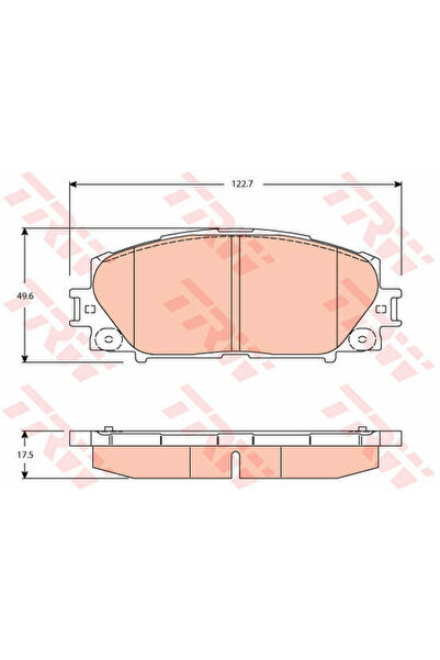 TRW Set plăcuțe de frână, frână cu disc GDB3459