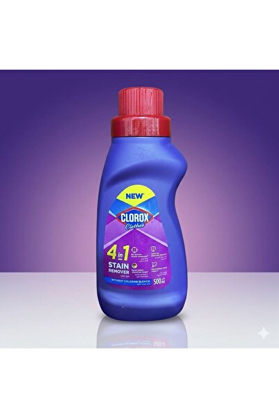Clorox كلوركس مزيل بقع 4 في 1 بخاخ 500 مل – إزالة فعّالة للبقع وتعقيم الأقمشة