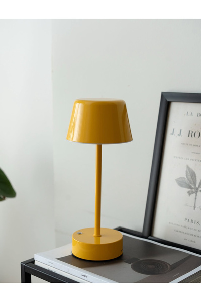 MİEN ŞARJLI DOKUNMATİK SARI MASA LAMBASI