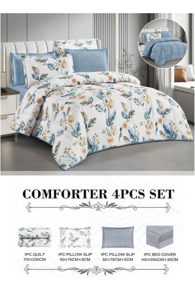 ROSHAN Queen Bedding Set (4 pieces)