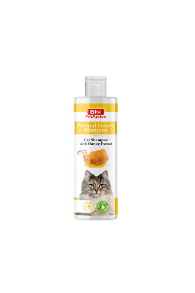 Bio PetActive Shampoo with Honey for Cats 250ml Pack of 3