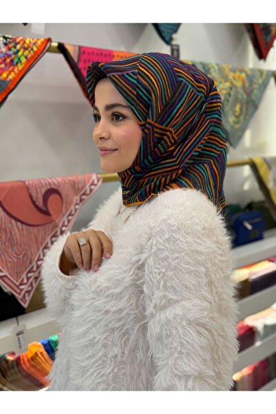 La Boutique Eşarp Güz/Yaz Serinliği Desenli Eşarp