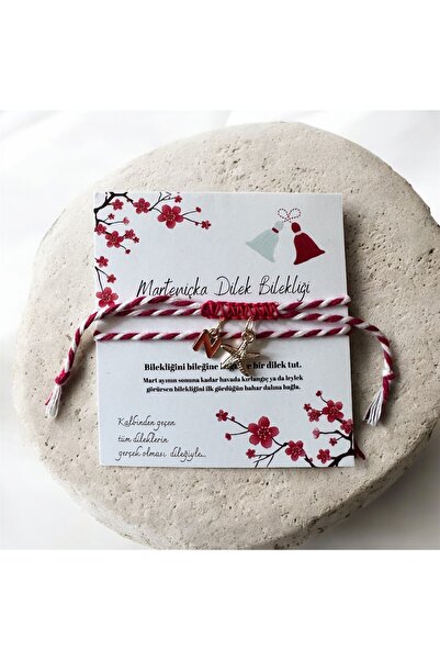 Olbia Marteniçka Letter N Wish Bracelet