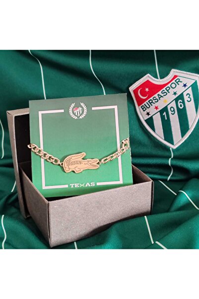 Reory Accessory Bursaspor Timsah Taraftar Bilekliği - Gold , Teksas Taraftar ...