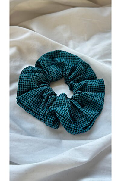 YOYYO Gingham Patterned Rubber Band - Stylish and Vibrant Scrunchie Hair Acce...