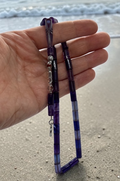 Atolyezone Mor Kesme hediyelik kehribar Tesbih özel kesim Tesbih sıkma