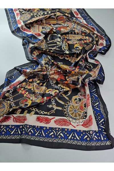 Shiva Scarfs New Season Exotic Theme Voile Silk Shawl Accessory Foulard Silk ...