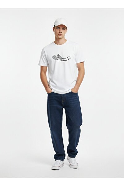 Ltb Logo Štampano Bela majica