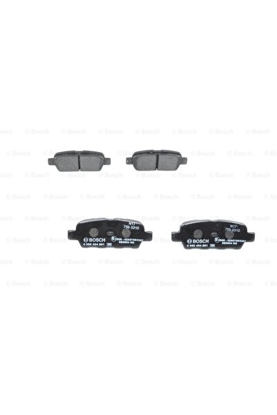 Bosch Σετ τακάκια φρένων, δισκόφρενο 0 986 494 861