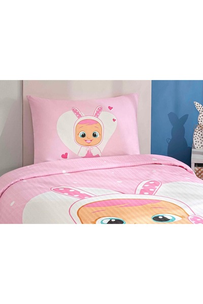 Taç Zorluteks Licensed Cry Babies Patterned 100% Cotton Fabric 1 Piece Pillowcase 50X70 cm