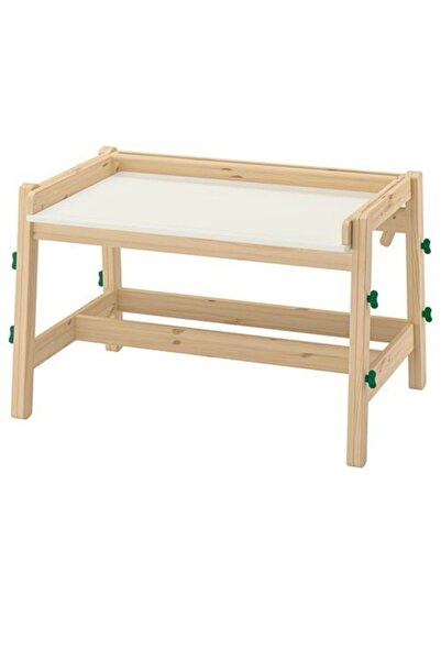 IKEA Flısat çocuk masası,huş 97x65cm ayarlanabilir