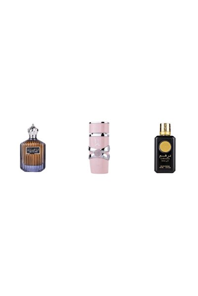 lattafa Set 3 Parfum Unisex: Apa de Parfum I Am the King, Ard Al Zaafaran, Ba...