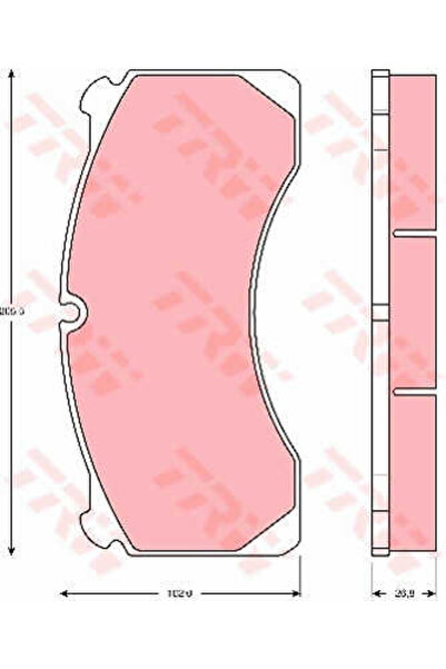 TRW Set plăcuțe de frână, frână cu disc GDB5082