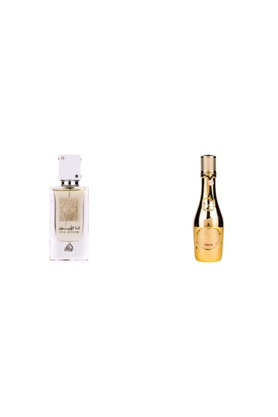 lattafa Set 2 Parfum Unisex: Apa de Parfum Ana Abiyedh White, , Femei - 60ml ...
