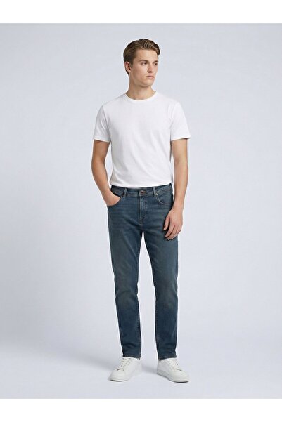 Ltb Sawyer P Narrow Leg Mid Waist Mid Indigo Jean Pants