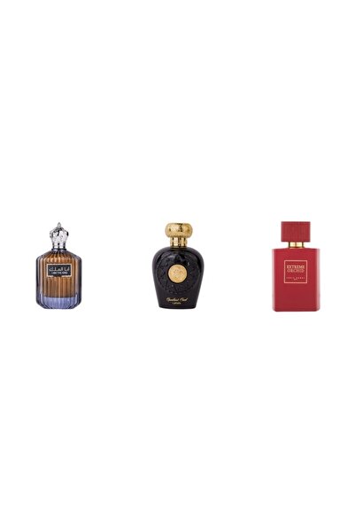 lattafa Set of 3 Unisex Perfumes: I Am the King Eau de Parfum, Ard Al Zaafara...