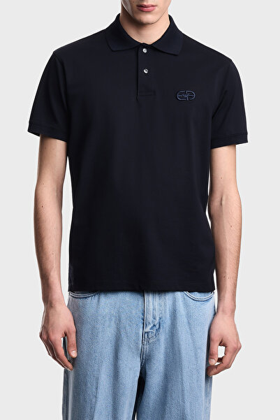 Emporio Armani Pamuklu Regular Fit Logolu Düğmeli Polo Erkek POLO EM004579 AF...