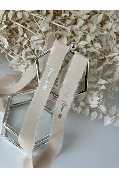 ALYANSHOME 2 cm Yüzük Kurdelası Nişan İsimli