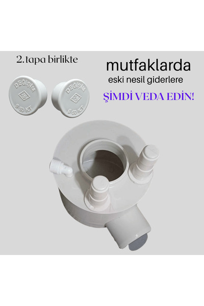değişim plastik Mutfak Eviye Sifonu 4.Girişli Koku Olan Yerlerde Kokuyu Anınd...