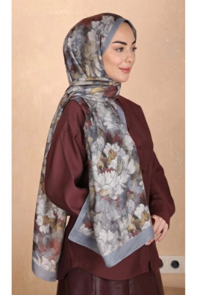 Butik New Pastel Floral Print Soft Shawl