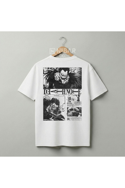 Grafftee Clothing Premium Cotton Lu Death Note Anime Design Unisex Casual T-S...