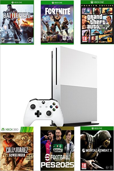 MICROSOFT XBOX One S 500 Gb - Yenilenmiş Cihaz 6 Ay Garantili - GTA 5 Dahil 1...